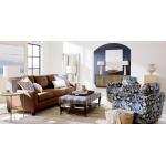 True Custom™ True Custom® Leather Large Track Arm Loveseat - Image 5