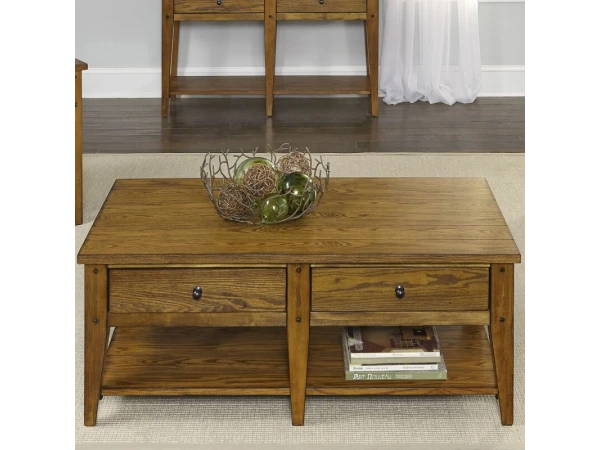 Lake House Cocktail Table Cocktail & Coffee Tables Brown