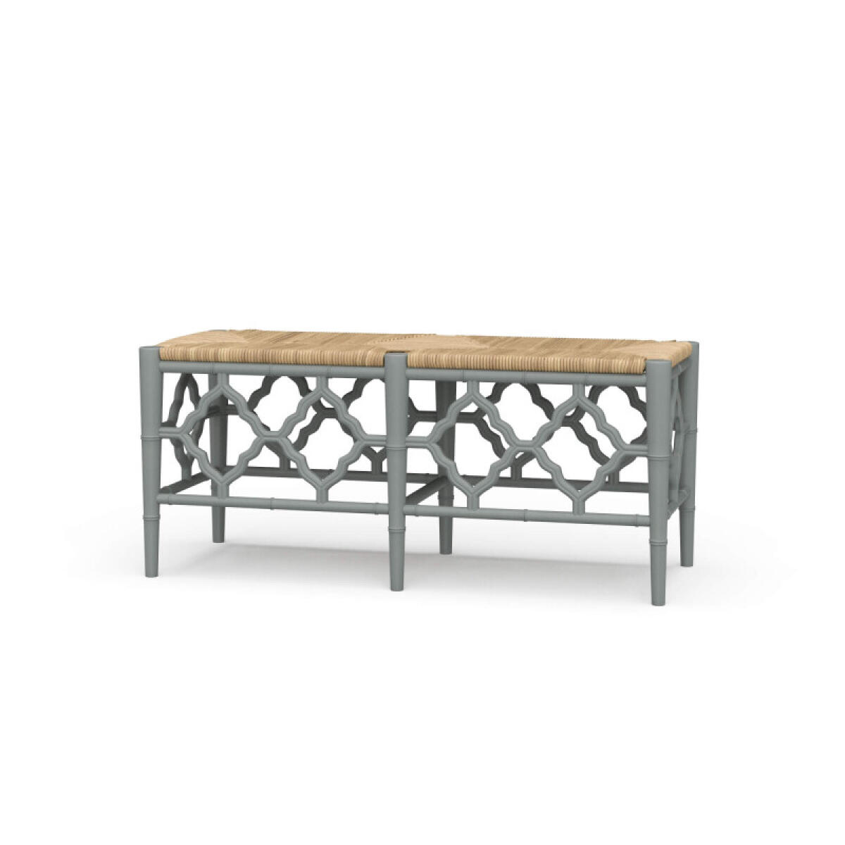 Chinois Bench Chairs & Benches Blue 2 Chinois Bench Chairs & Benches Blue 2