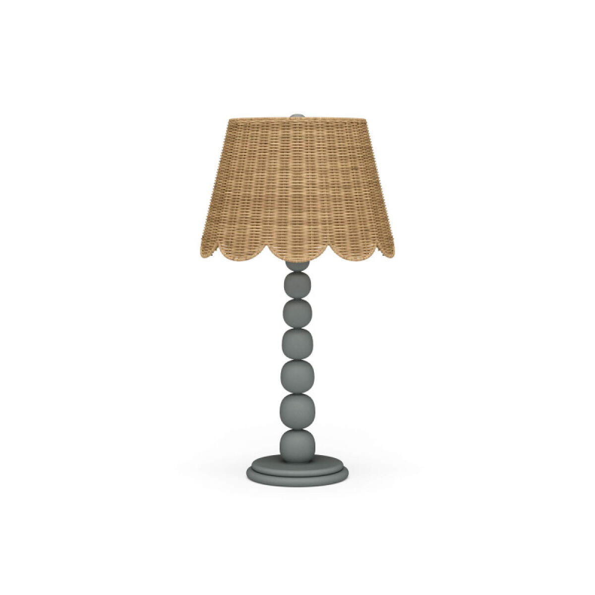 d51f20e7ed43462b24a15fa912f14f94 Cholet Table Lamp W/ Scalloped Shade - Image 1
