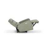 Hudson Leather Track Arm Zero Gravity Power Recliner Chairs Bassett Furniture 24