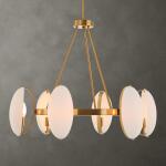 Oviform, 6 Lt Chandelier Lighting Gold 16