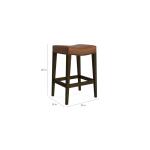 Vail Leather Saddle Counter Stool - Image 5