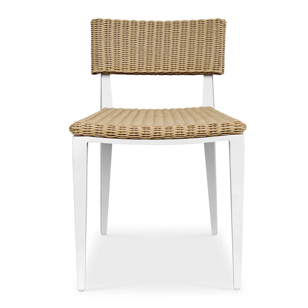 d5a1272b3c6a8e4f6fc3a3eaf9e94d67 Calbas Outdoor Dining Chair, White - Image 1
