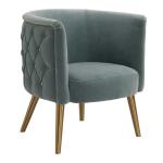 Haider Accent Chair, Slate Blue - Image 10