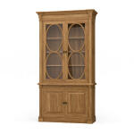 Fiona 4 Door Display Cabinet W/ Glass Shelves