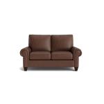 True Custom™ True Custom® Leather Large Panel Arm Loveseat