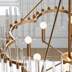 Crystal Stick, 8 Lt Chandelier Lighting Gold 23