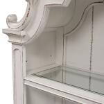 Magnolia Manor Hutch & Buffet Dining Storage Antique White & Weathered Bark 16
