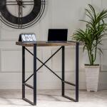 Josie Solid Mango and Iron 36" Tall Standing Desk - Image 6