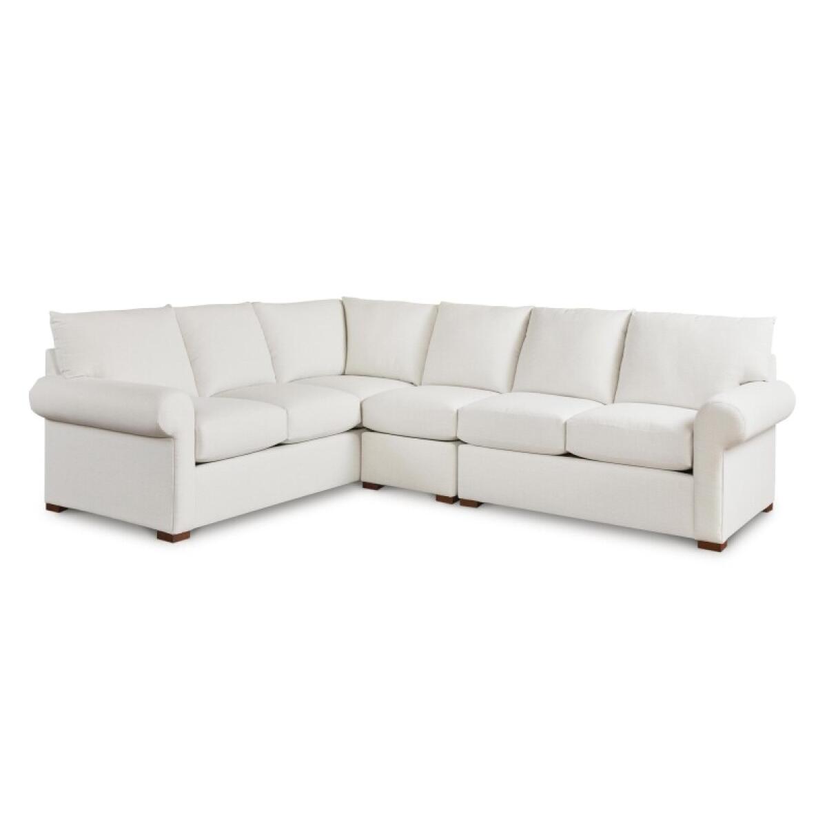 Hanover Roll Arm L-Shaped Sectional Sectionals Bassett Furniture 2 Hanover Roll Arm L-Shaped Sectional Sectionals Bassett Furniture 2