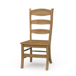 Peg & Dowel Ladder Back W/ Wooden Seat