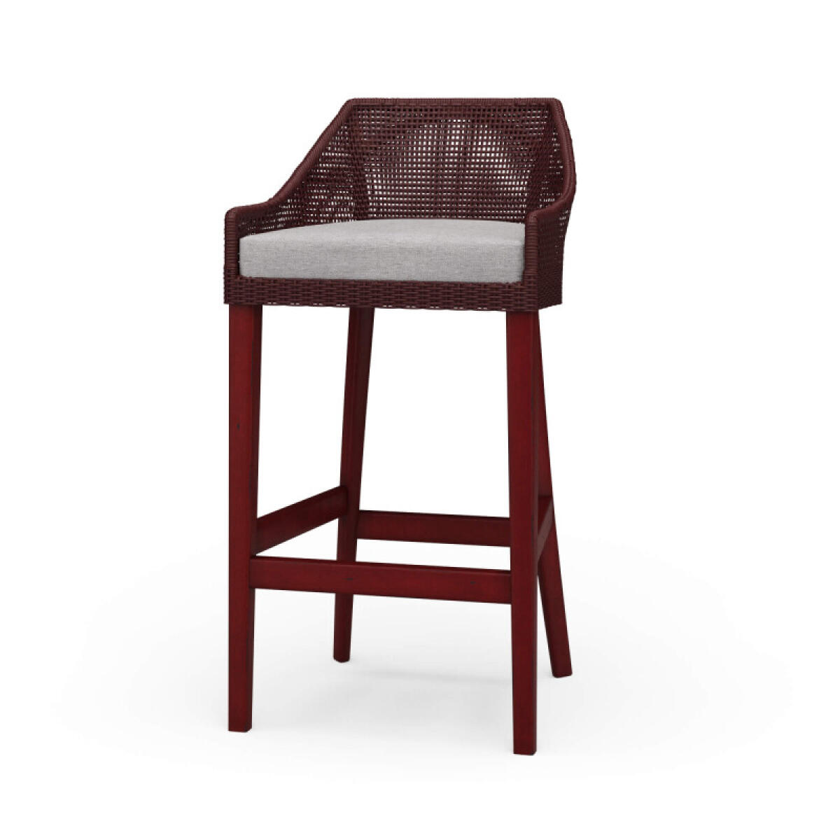 d7976c5d99f8fd94a36e9dc88950c1c1 Savanah Rattan Barstool W/ Seat Cushion - Image 1