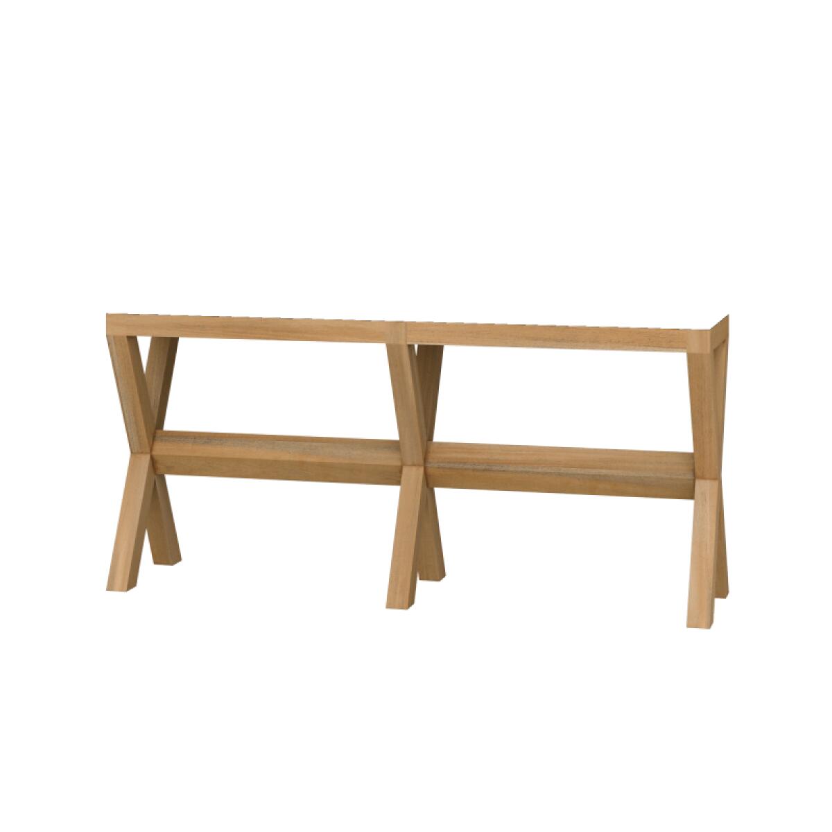 d7b1a42cf9325fef31f9c5a49c466ed1 Renoir Console W/ Raffia - Image 1