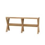 Renoir Console W/ Raffia