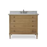 Carrington Single Vanity W/ Sink & Marble Top - Image 5