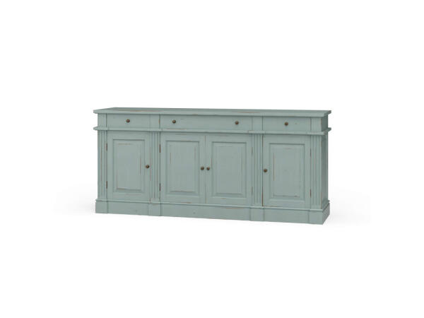 Roosevelt 4 Door 3 Drawer Sideboard Dining Storage Blue