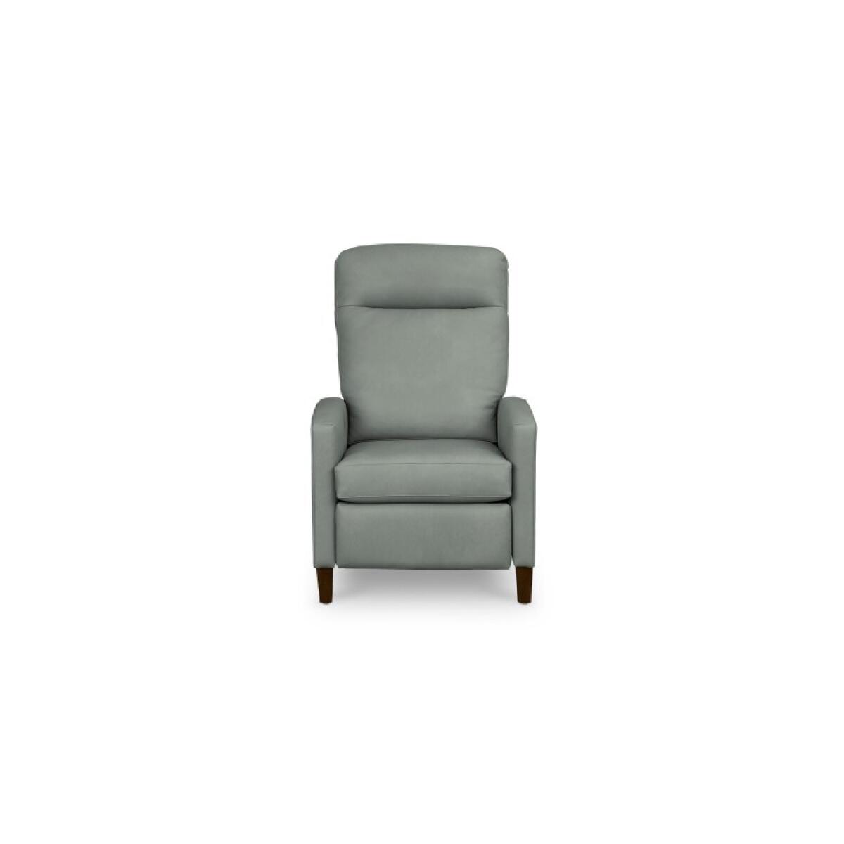 d7e12977fdcb8ac5fcb39c99db04621d Emmett Leather Track Arm Lay Flat Manual Recliner - Image 1