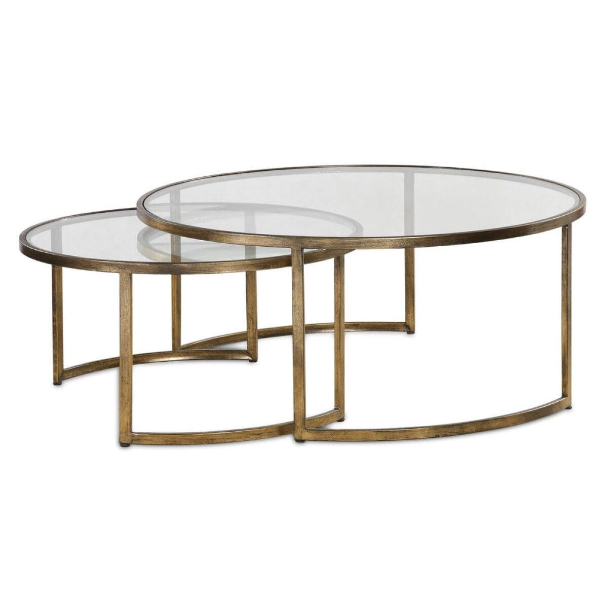 d80ed93b74aeed7c258087aaeb8fe14c Rhea Nesting Coffee Tables, Gold, S/2 - Image 1