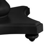 Ashleigh Round Accent Table Chairside Tables Black 9