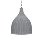 Hampton Rattan Pendant Medium Lighting Bramble 12