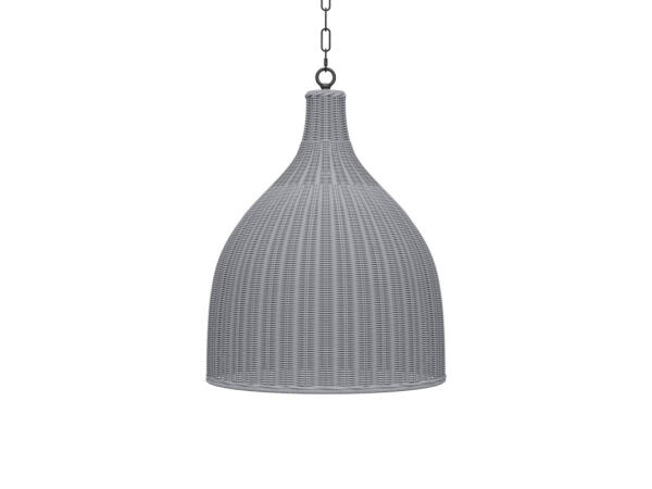 Hampton Rattan Pendant Medium Lighting Bramble
