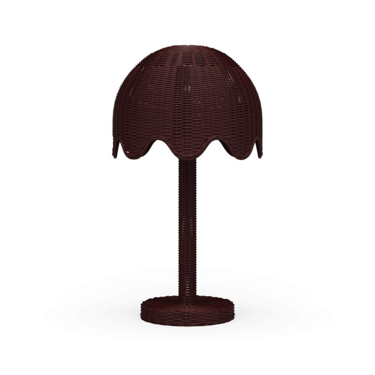 d841fe3dcdfac1693e04f3fc12bbcdf4 Scalloped Rattan Table Lamp - Image 1