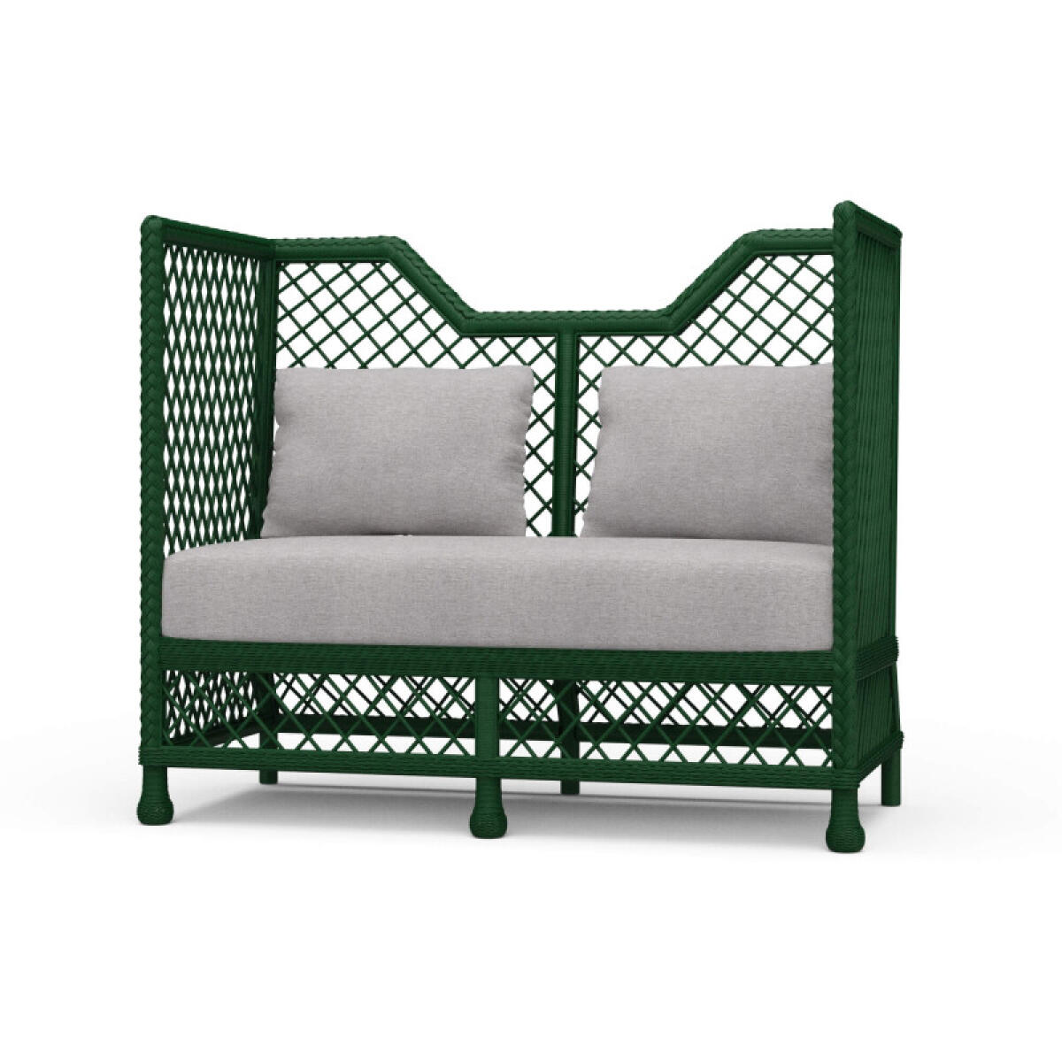 d85fccd89049ed4c668a7eea2e081edd Rabana High Back Rattan Loveseat - Image 1