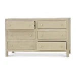 Kagu 6 Drawer Dresser W/ Raffia Dressers Bramble 12