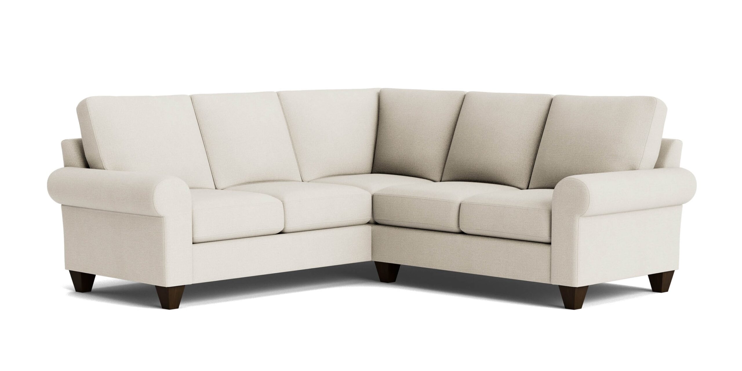 d8a220146285fb17898febebd4dd79aa True Custom™ True Custom® Large Roll Arm L-Shaped Sectional - Image 1