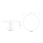 Milano Round Dining Table - Image 3
