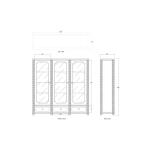 Milano Bookcase W/ 3 Glass Doors - Image 8