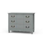 Provence 3 Drawer Dresser Large Dressers Blue 14
