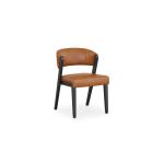 Asher Upholstered Faux Leather Dining Chair