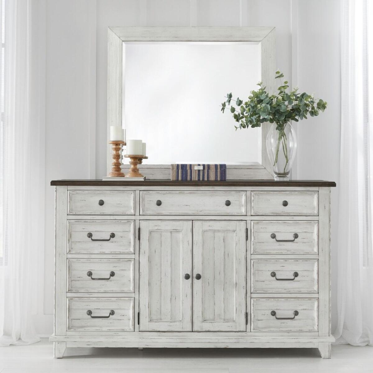 d964fef757ad66405460bbbcaa11b550 River Place Dresser & Mirror - Image 1