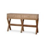 Renoir Console W/ Rattan