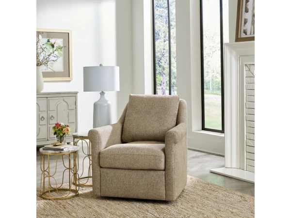 Landcaster Upholstered Accent Chair – Cocoa Chairs Brown