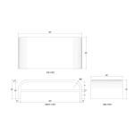 Vannes Coffee Table W/ Shelf Cocktail & Coffee Tables Bramble 20