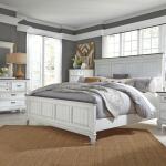King California Panel Bed, Dresser & Mirror, Chest