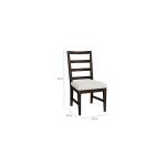 McKenzie Maple Dining Chair with Upholstered Seat - Image 6