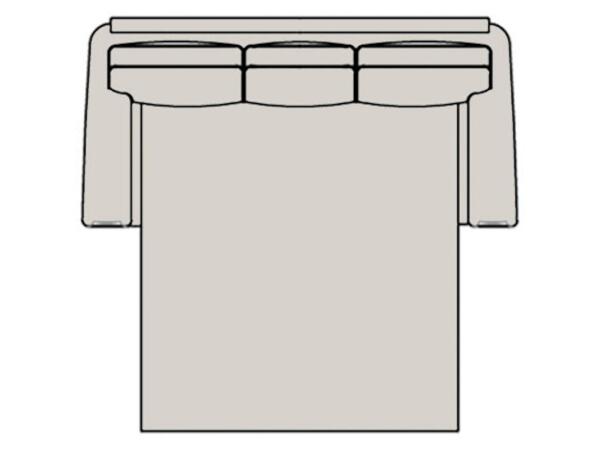 Warner Queen Sleep Sofa Air Dream 220-69 Sleeper Sofas Bradington-Young