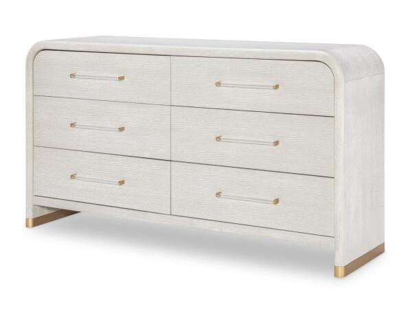Six Drawer Dresser Dressers Cream