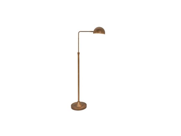 Sheldon Aged Brass Floor Lamp Lighting Aged Brass