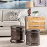 2 Piece Stockton Copper Stools - Image 6