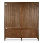 Kagu 4 Door Tall Cabinet W/ Premium Rattan - Image 9