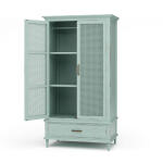 Jamison Wardrobe W/ Rattan Door