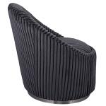 Crue Swivel Chair, Gunmetal - Image 5