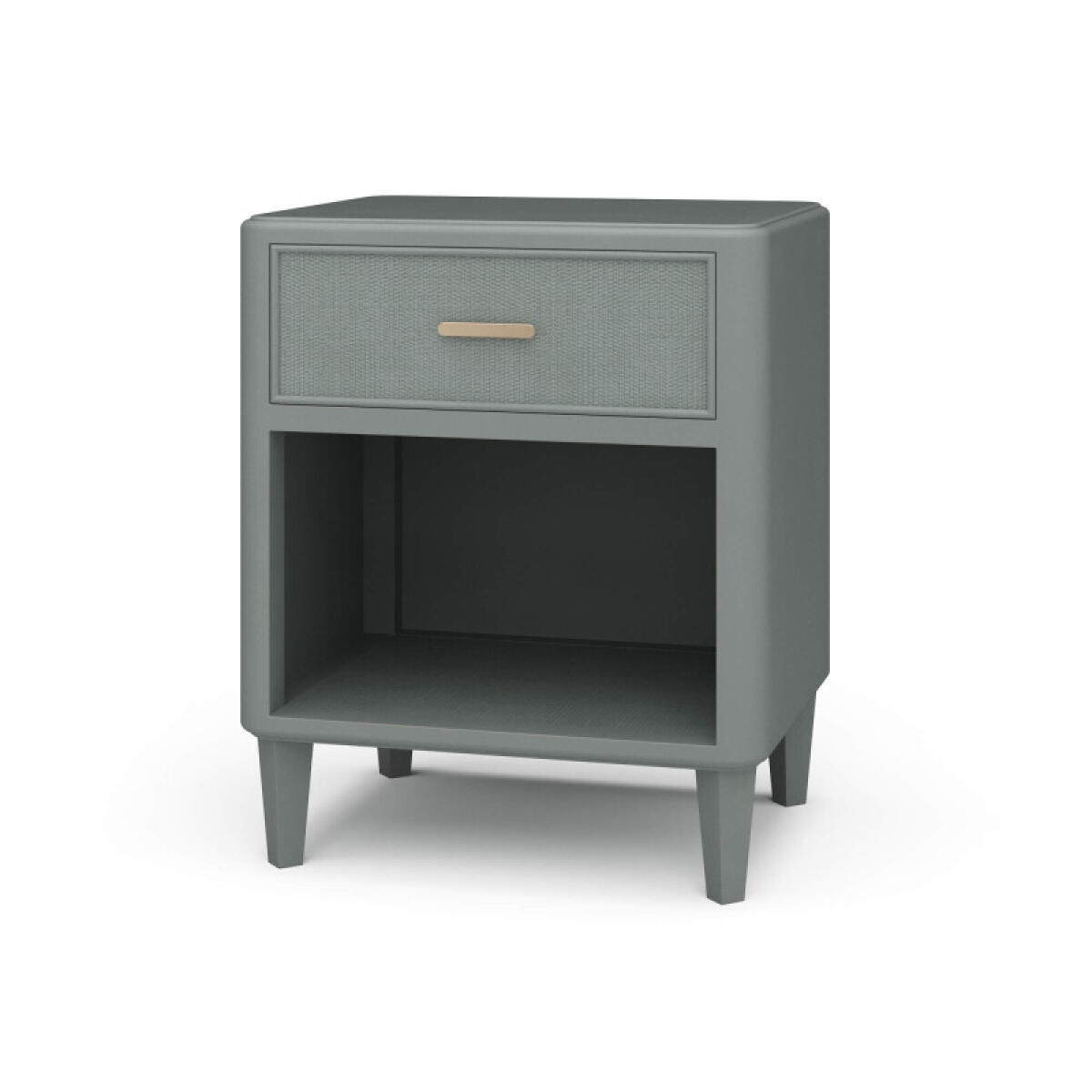 da7057fafe5cc373574847db8c5b734b Lexington 1 Drawer Bedside Table W/ Rattan - Image 1