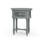 Montego Side Table W/ Rattan Door - Image 2