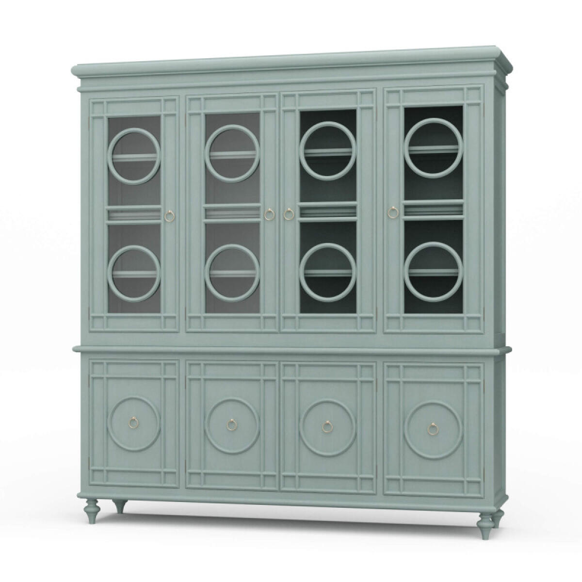 da7a2add5e267a5cdcece2874160ffcb Savannah Display Cabinet W/ Glass Door - Image 1